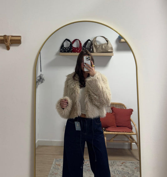 Abrigo chocolate blanco