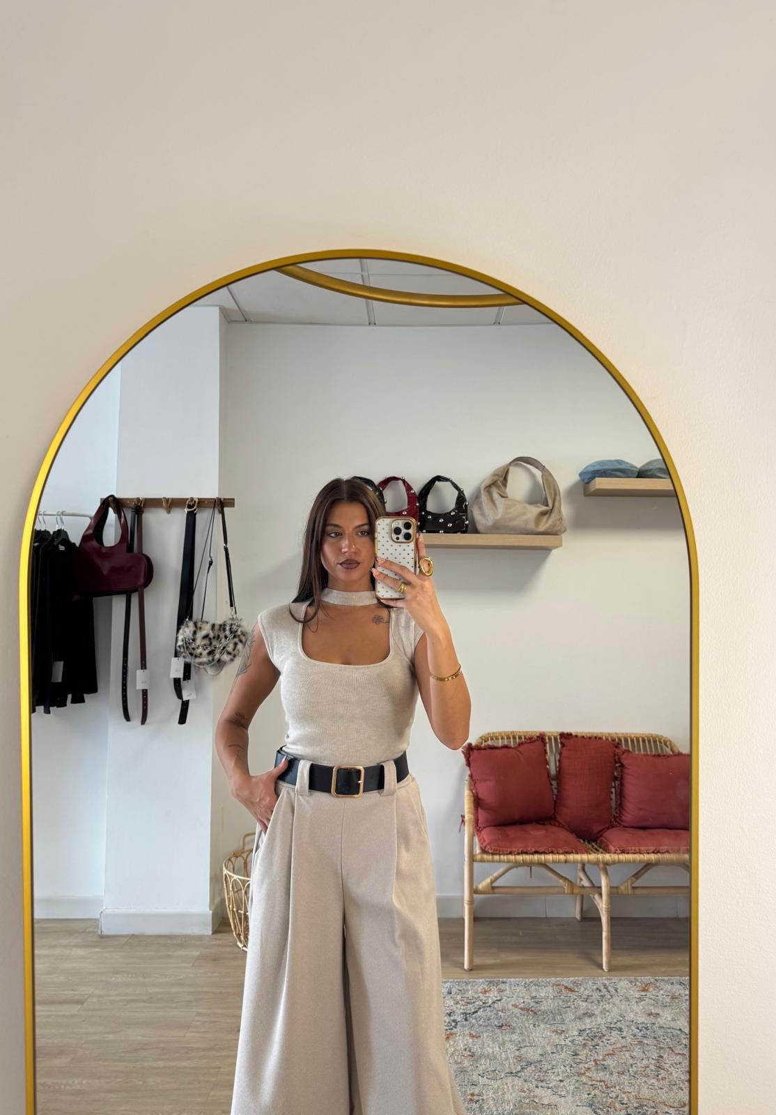 Pantalón elefante pinza