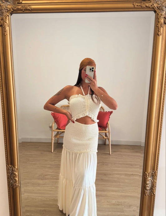 Vestido caribe beige | Tendencia Moda 2025