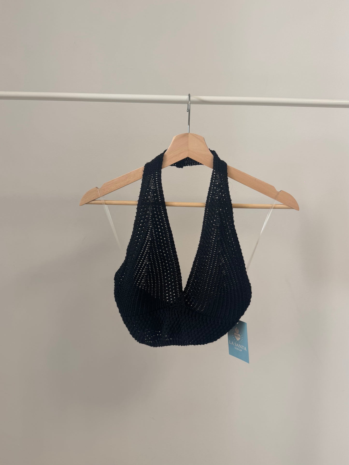 Top Negro Crochet  | Tendencia Moda 2025