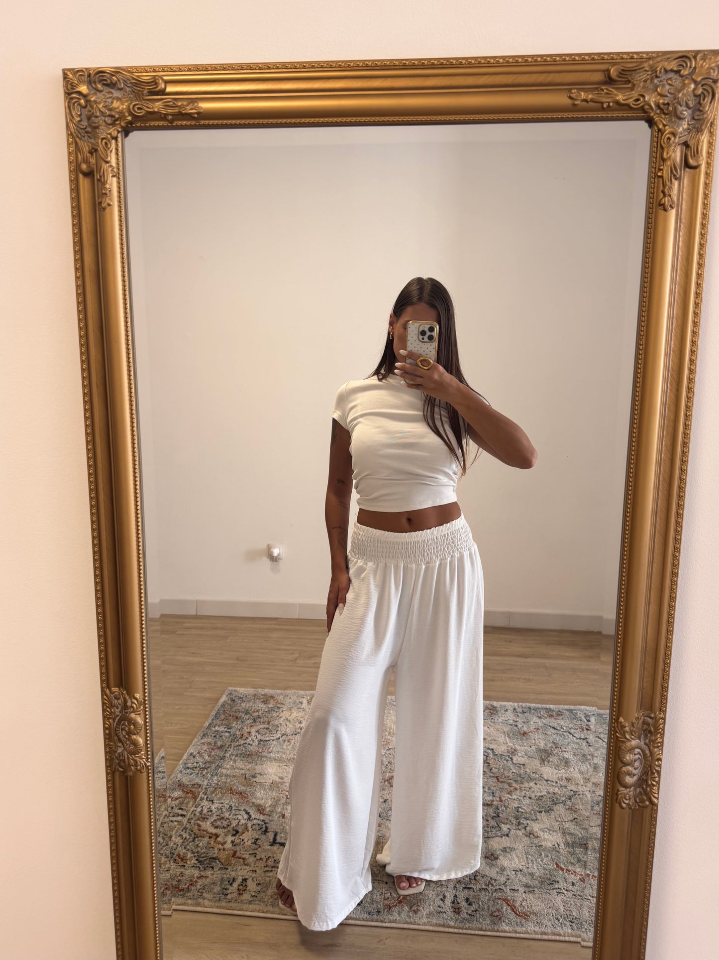 Pantalón Fruncido Largo | Tendencia Moda 2025