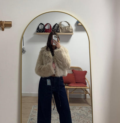 Abrigo chocolate blanco