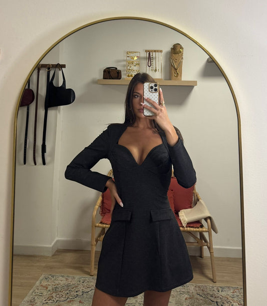 Vestido escote sirena