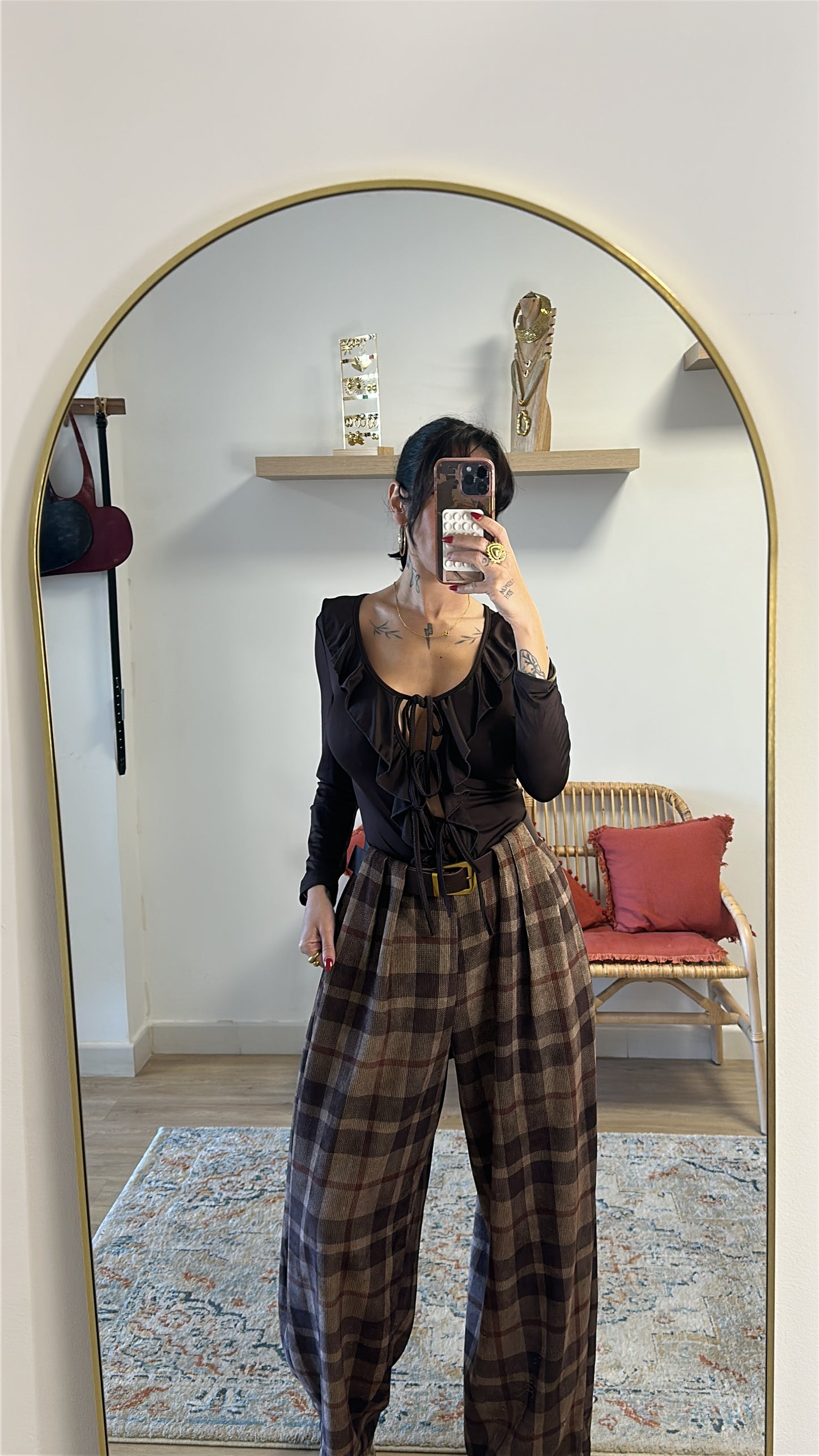 Pantalón cuadros