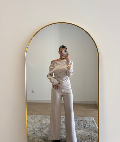 Conjunto punto beige