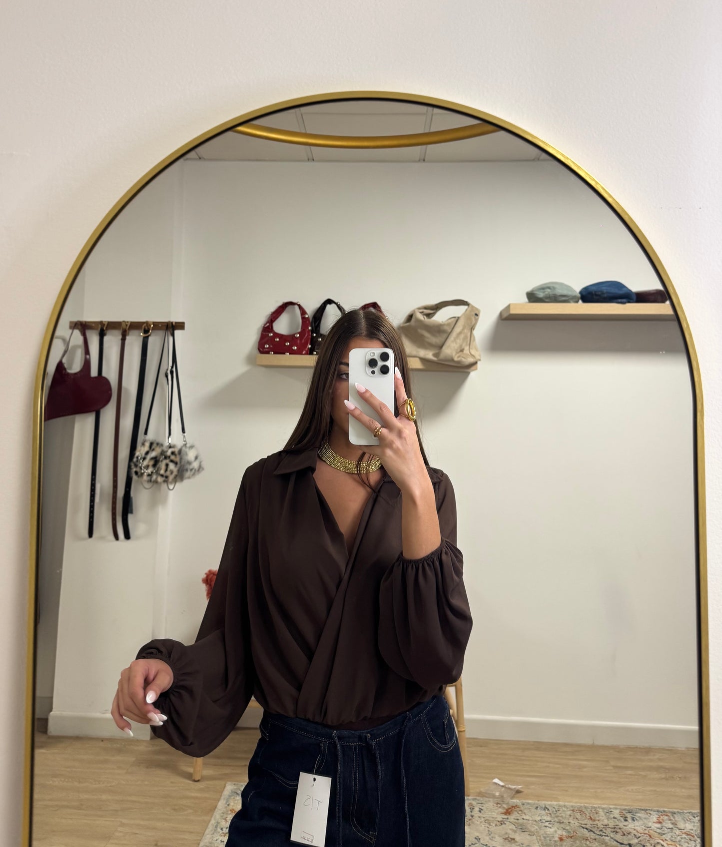 Body blusa cruzada