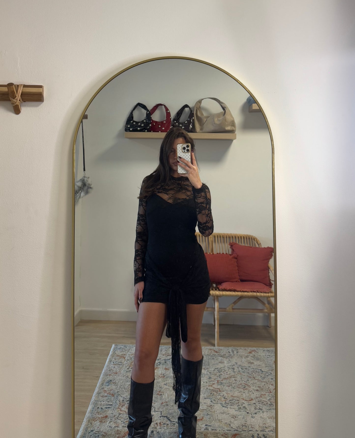Vestido Encaje Negro