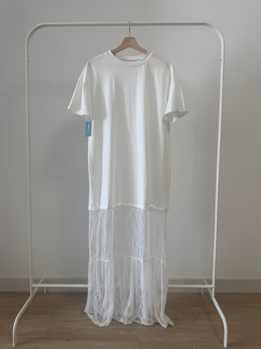 Vestido Encaje Oversize | Tendencia Moda 2025