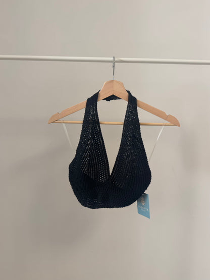 Top Negro Crochet  | Tendencia Moda 2025